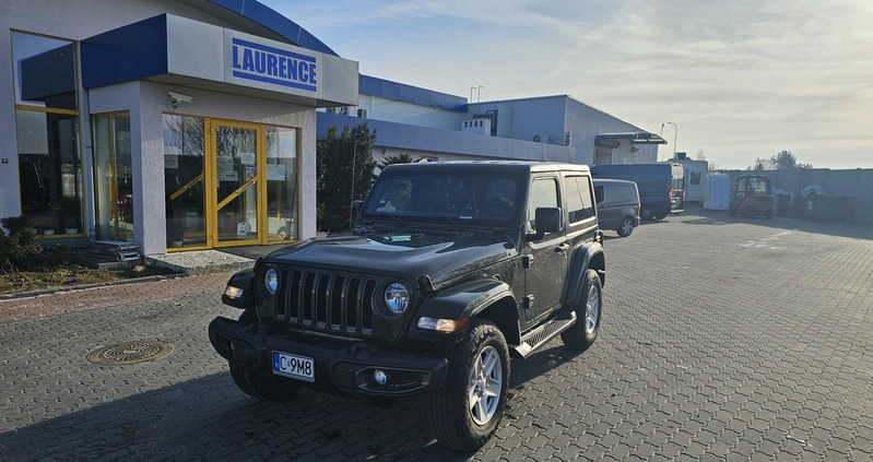 Jeep Wrangler cena 145000 przebieg: 33000, rok produkcji 2021 z Grudziądz małe 137